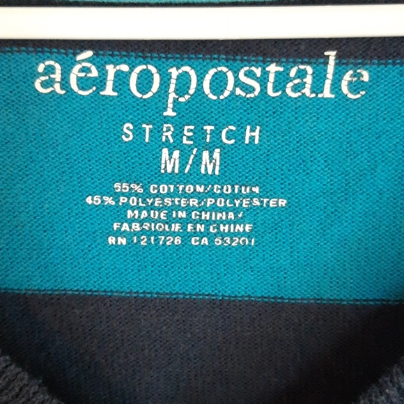 Aeropostale blue striped sweater - Picture 2 of 3
